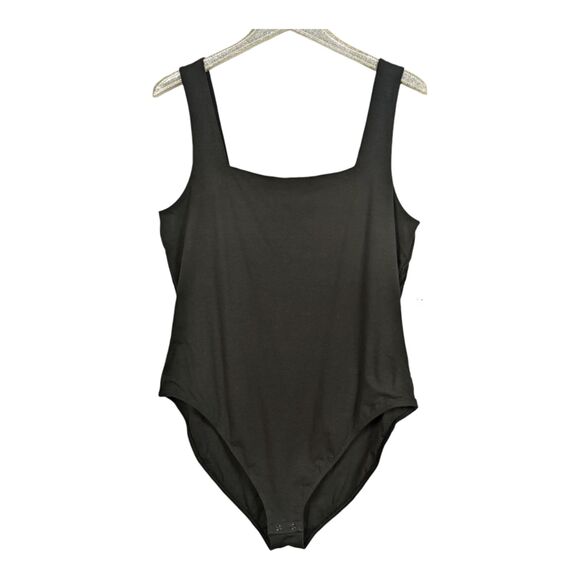 OLD NAVY Black Bodysuit Essential Basic Capsule Wardrobe Size XXL NWT - Picture 1 of 6
